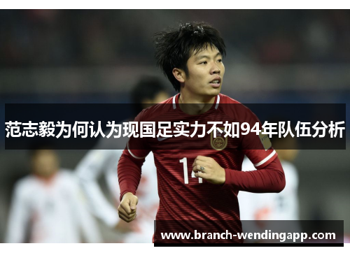范志毅为何认为现国足实力不如94年队伍分析